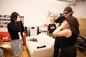 Chiara Aurelia, Christopher Briney, and Ella Stiller  Photo