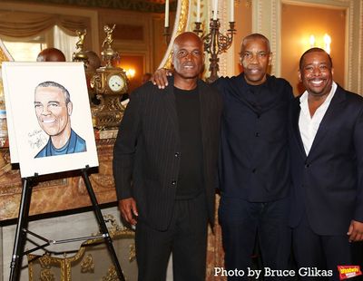 Kenny Leon, Denzel Washington and Brian Moreland Photo