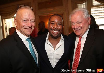 Sardi's Max Klimavicius, Brian Moreland and Robert E. Wankel Photo