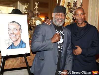 Sal and Denzel Washington Photo