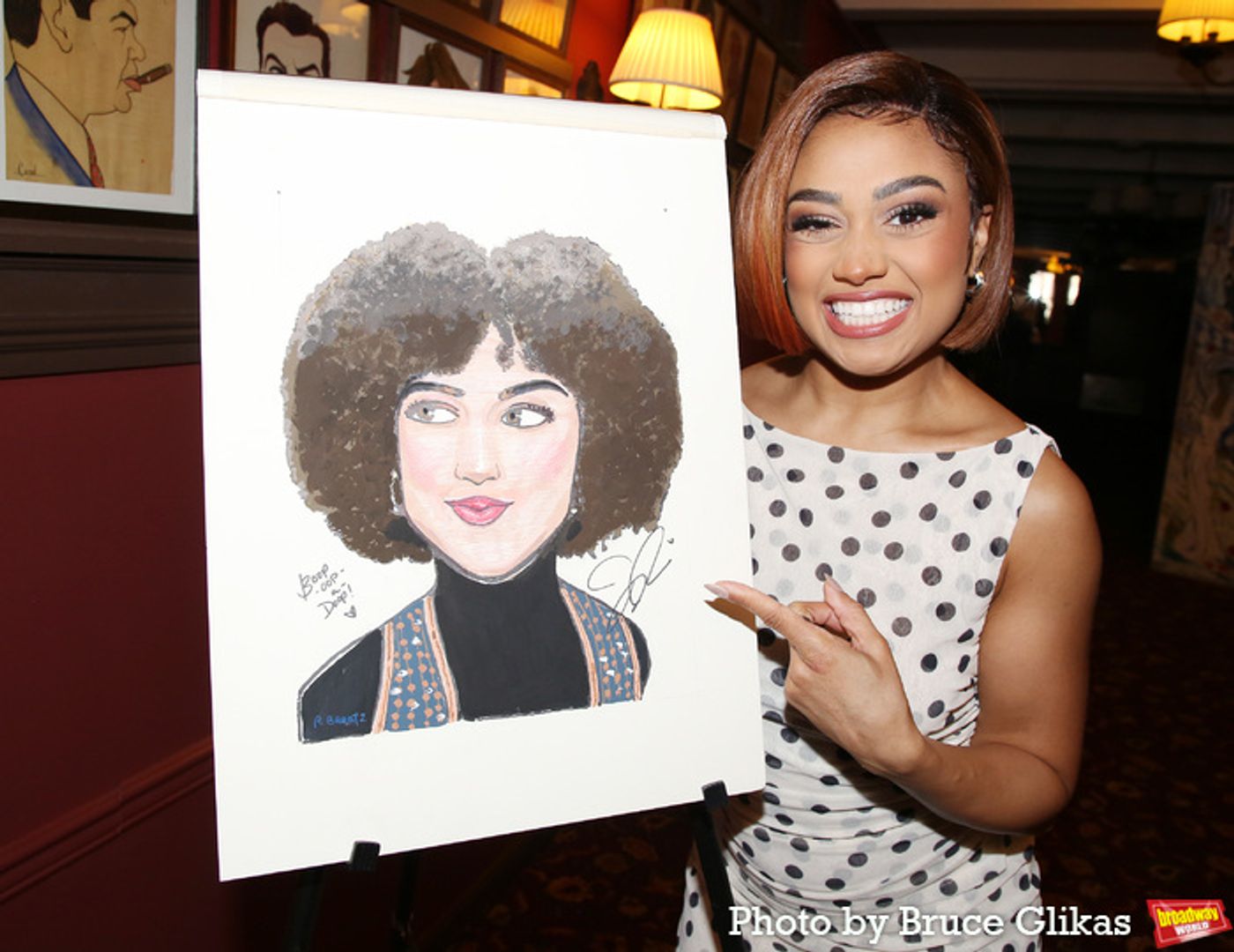 Photos: BOOP! THE MUSICAL Stars Jasmine Amy Rogers Gets Her Very Own Sardi's Portrait  Image