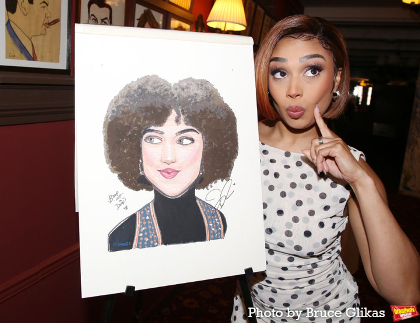 Photos: BOOP! THE MUSICAL Stars Jasmine Amy Rogers Gets Her Very Own Sardi's Portrait  Image