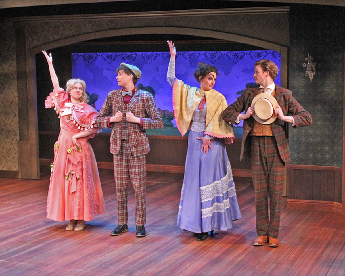 Zoe Elexis Poulin as Minnie Fay, Teddy Brendel as Barnaby Tucker, Brooke Melton as Iren Malloy and Eli Vanderkolk as Cornelius Hackl  at 