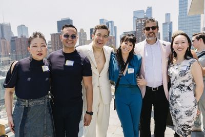 Lainie Sakakura, Jose Llana, Conrad Ricamora, Georgina Pazcoguin, Beesham A. Seechara Photo