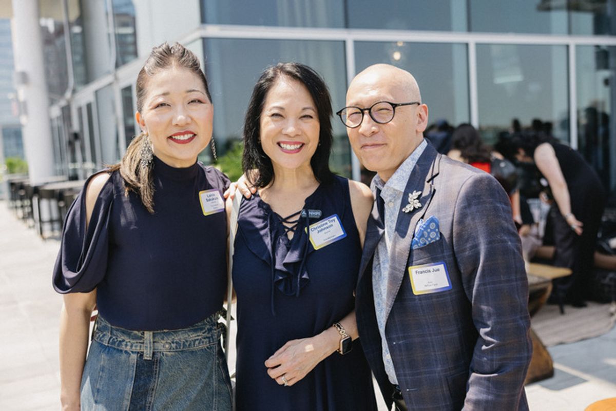 Lainie Sakakura, Christine Toy Johnson, Francis Jue  at 