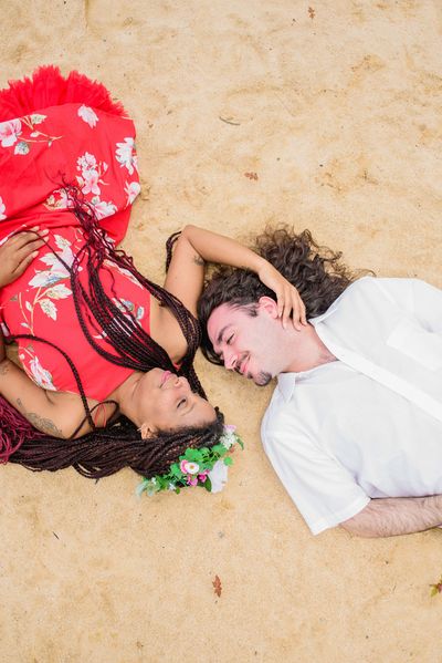 Gage Shackelford as Daniel Beauxhomme, Jasmine Graham as Ti Moune    Photography by S Photo