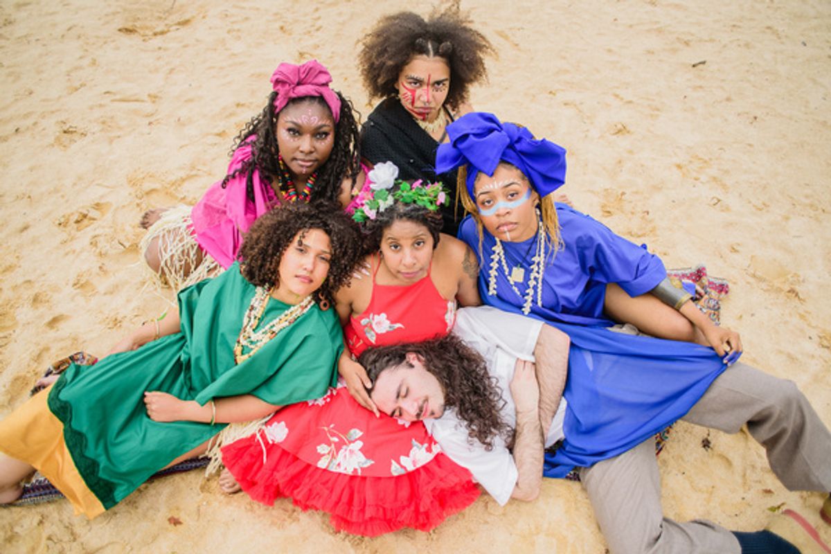 Hannah Waterman as Erzulie, Amani Weary as Papa Ge, Moses Banks as Agwe, Gage Shackelford as Daniel Beauxhomme, Jasmine Graham as Ti Moune, Tshyona Dagnachew as Asaka    Photography by Samuel Costello at 
