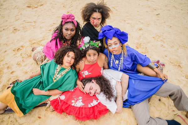 Hannah Waterman as Erzulie, Amani Weary as Papa Ge, Moses Banks as Agwe, Gage Shackel Photo