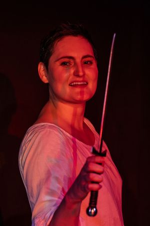 Imagine the fire we could create together. The greatness we could obtain. Mary Cheiffo in BLOOD BRIDES by Ellie Pyle. Photo by Jeff Lorch Photography. @ BroadwayWorld Imagine the fire we could create together. The greatness we could obtain. Mary Cheiff Photo