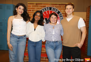 Sara Al-Bazali, Lav Raman, Emma Benson and Louis Griffin Photo