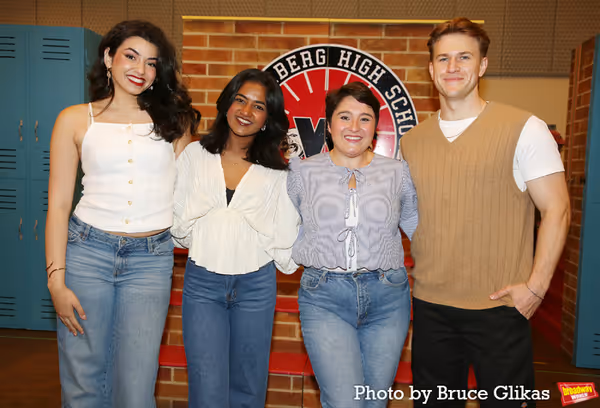 Sara Al-Bazali, Lav Raman, Emma Benson and Louis Griffin Photo