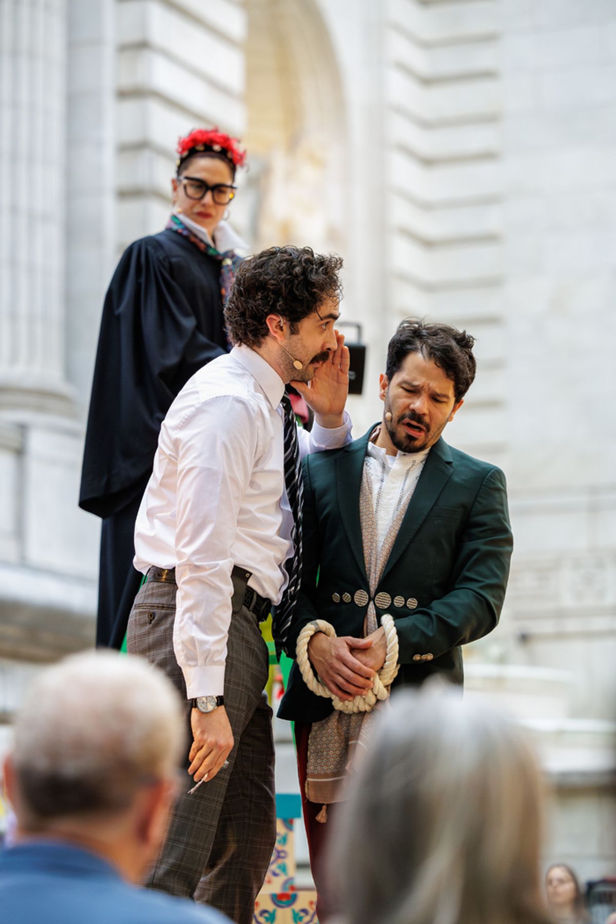 Sara Ornelas, Cornelius McMoyler, and Carlo Albán  at 