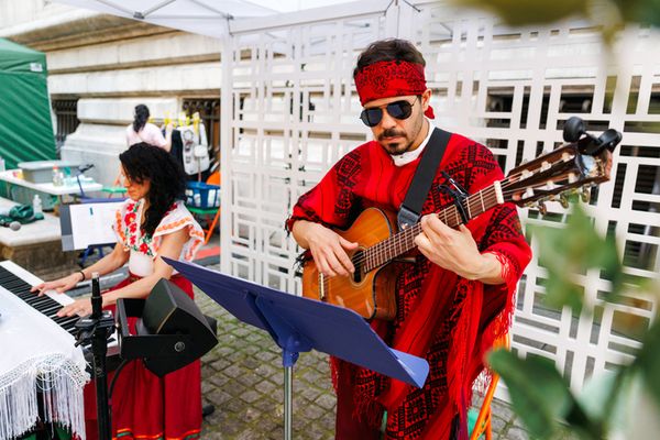 Angela Ortiz and Carlo Albán  Photo