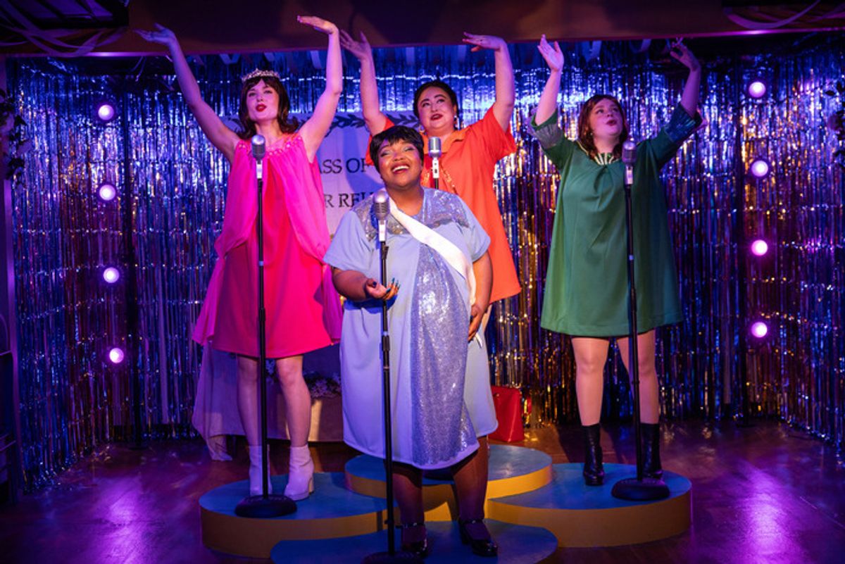 Trillium Falotico, Jennifer Ledesma, Aneesah Jemei and Hannah Kipp at 