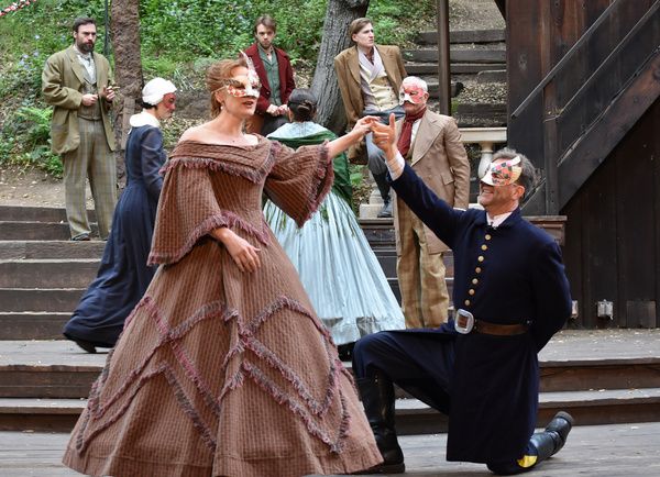 Willow Geer, Aaron Hendry and Ensemble  Photo by Isabel Stallings Photo