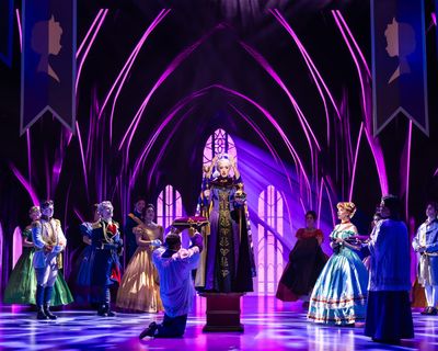 Jenna Lea Rosen with the company of FROZEN Photo