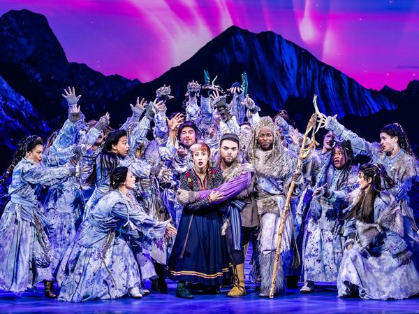 Cailen Fu and Alexander Mendoza with the company of FROZEN Photo