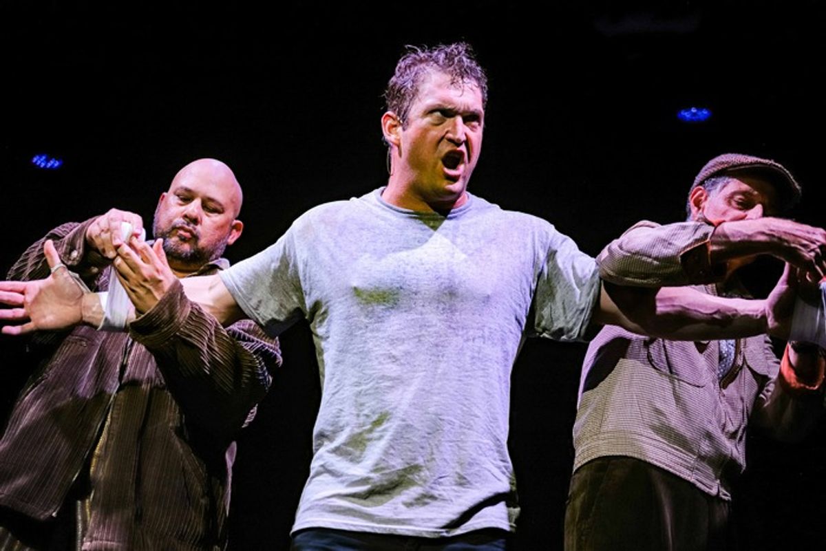 Stan Morrow, Derek Mesford, Martin Goldsmith at 