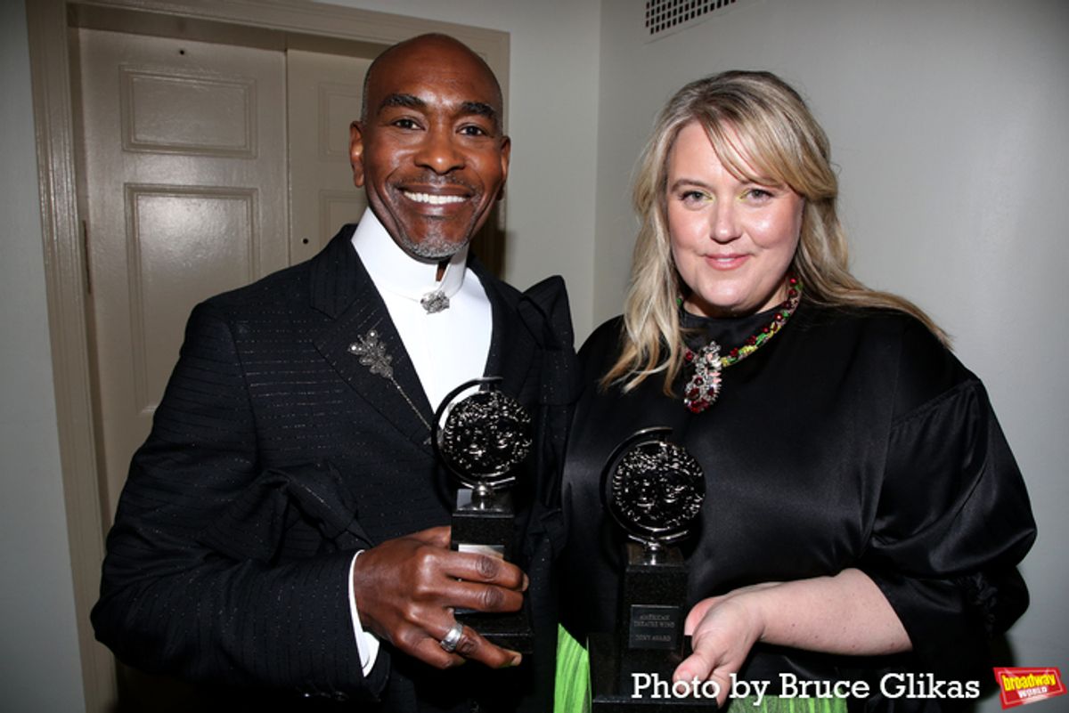 Paul Tazewell and Marg Horwell at 