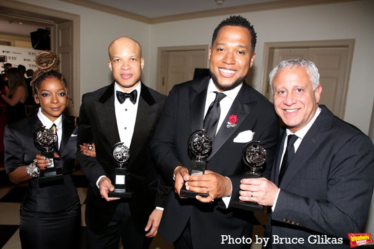 Kara Young, Glenn Davis, Branden Jacobs-Jenkins, David Stone at 