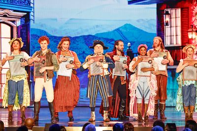 Jinkx Monsoon, David Hyde Pierce and the cast of “Pirates! The Penzance Musical”  Photo