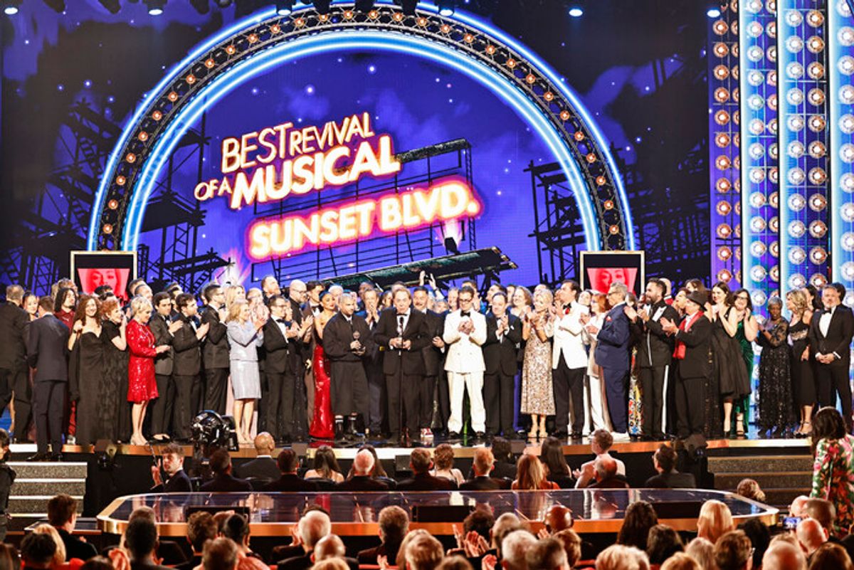 Director Jamie Lloyd and Sir Andrew Lloyd Webber  at 