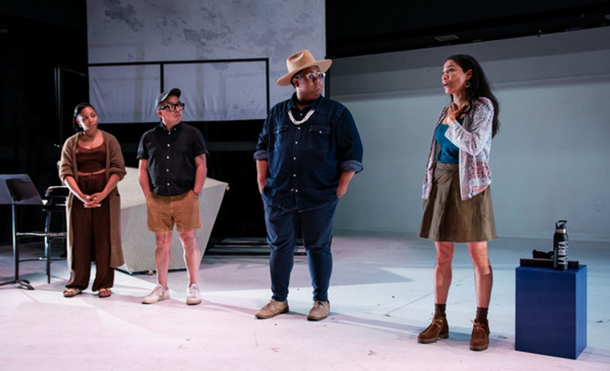 Morgan Danielle Day, Michael Alvarez, Roger Q. Mason, Tonantz n Carmelo     Photo by Alex Griffin at 