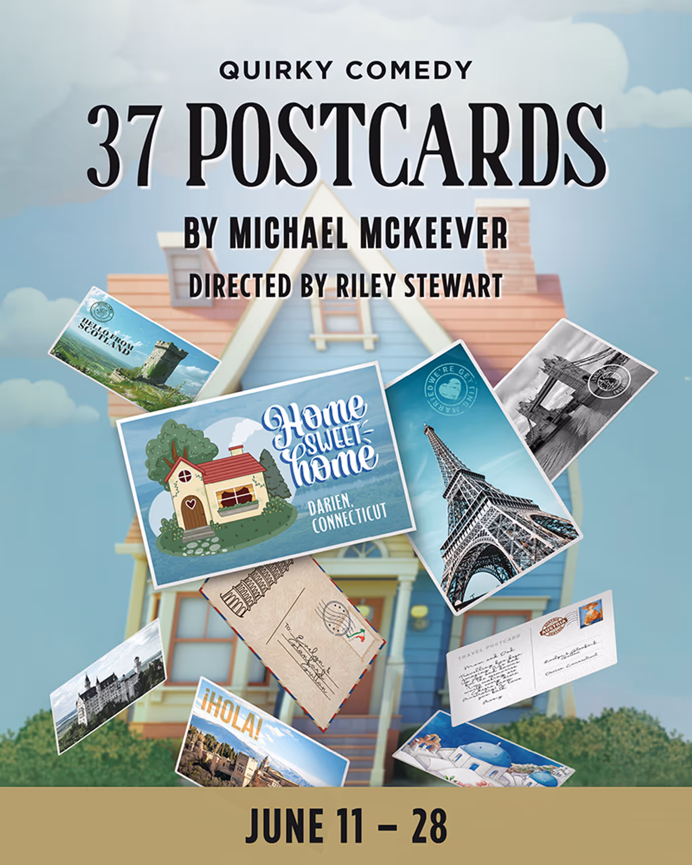 37 Postcards OLT Poster