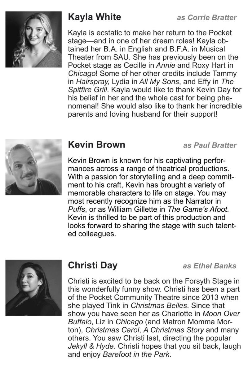 Review: NEIL SIMON'S BAREFOOT IN THE PARK at The Pocket Community Theatre  Image