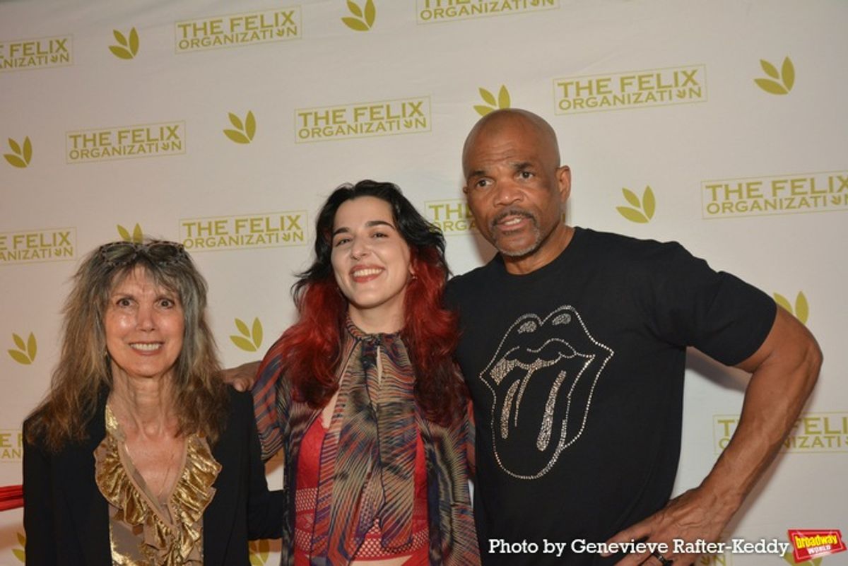 Myrs Scheer, Sam Behr and Darryl McDaniels at 