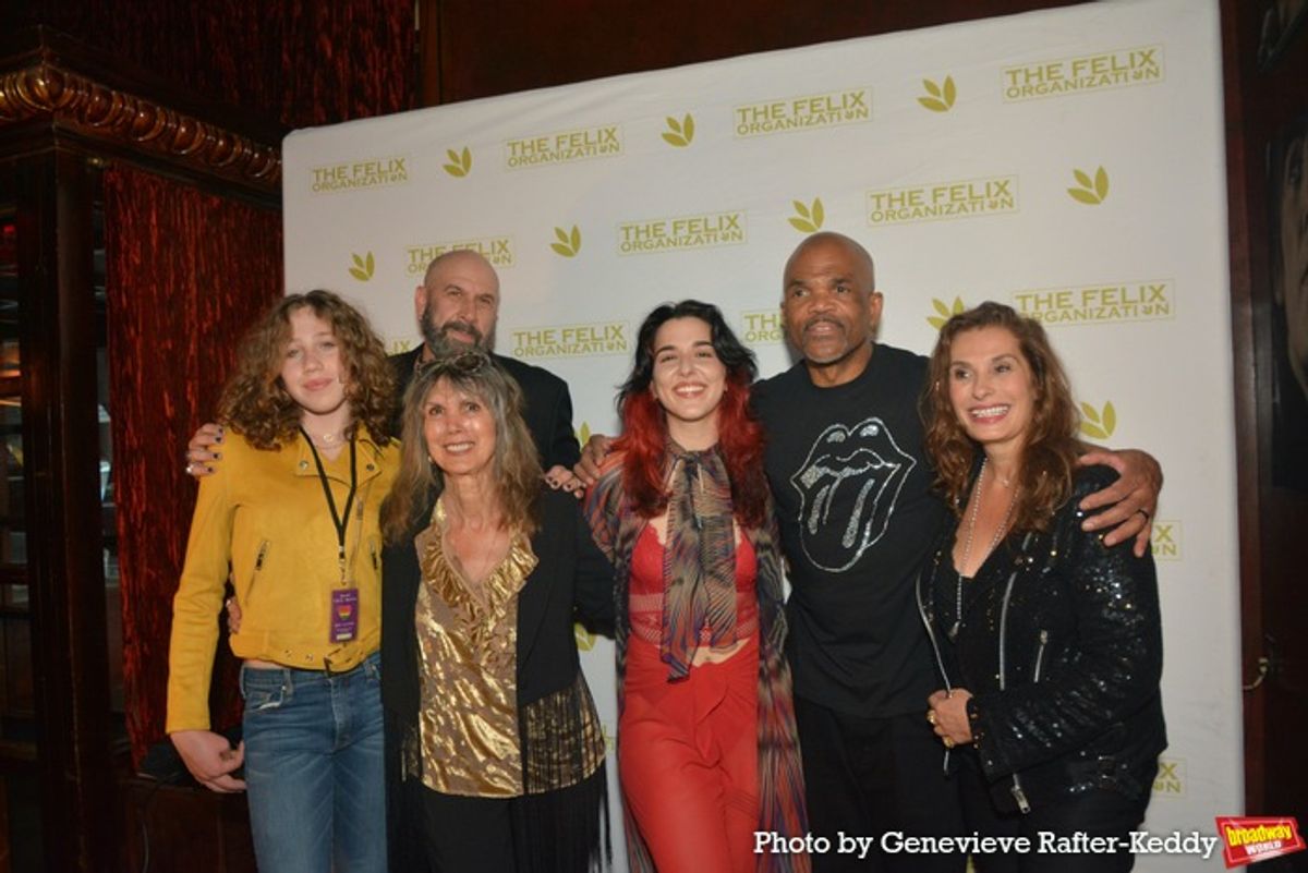 Gus Schonfeld, Jeremy Schonfeld, Myra Scheer, Sam Behr, Darryl McDaniels and Dolly Fox at 