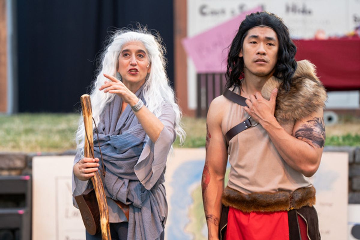 Mary Melnick and Eddie Zhang  at 