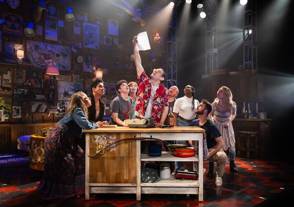 Eric Williams Morris and the Cast of THE UNTITLED UNAUTHORIZED HUNTER S. THOMPSON MUS Photo