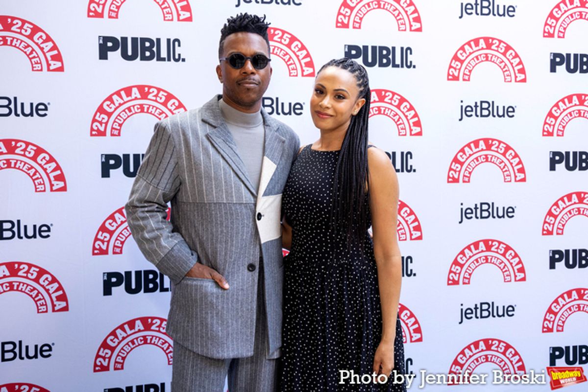Leslie Odom, Jr., Nicolette Robinson at 