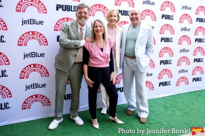 Oskar Eustis, Paula Scher, Chris McInerney, Patrick Willingham Photo