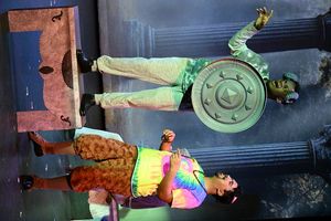 Daniel Muka and Trey Cardona (Grover) @ BroadwayWorld Daniel Muka and Trey Cardona (Grover) Photo