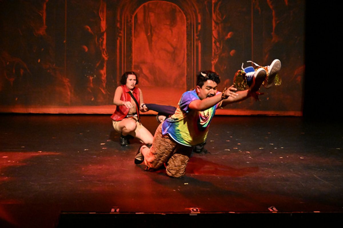 Yleana Dara (Annabeth), Jaxon Anderson (Percy), Trey Cardona (Grover)  at 