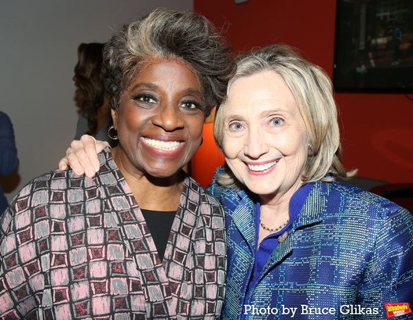 LaTanya Richardson Jackson and Hillary Clinton Photo