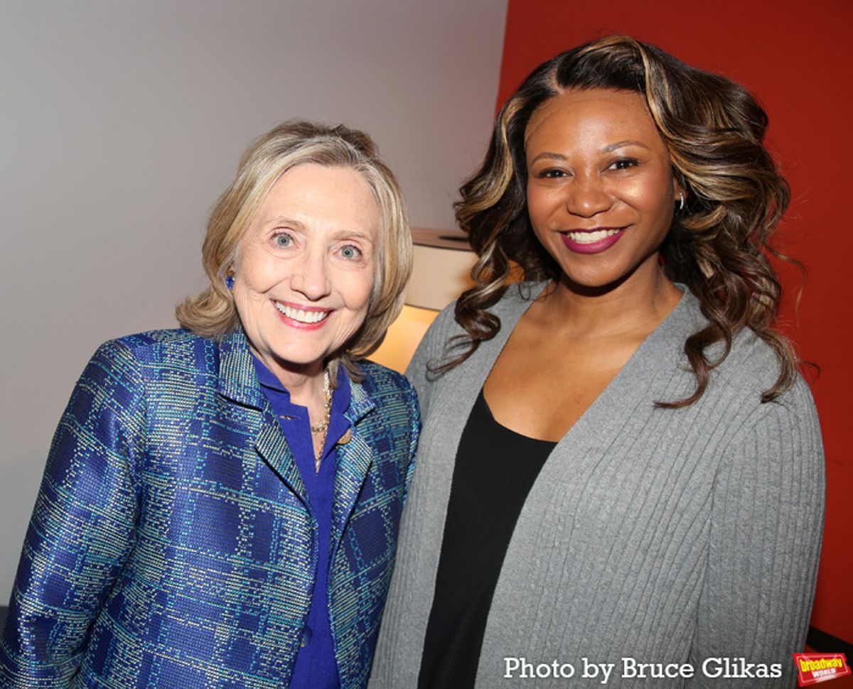 Hillary Clinton and Alana Arenas  at 