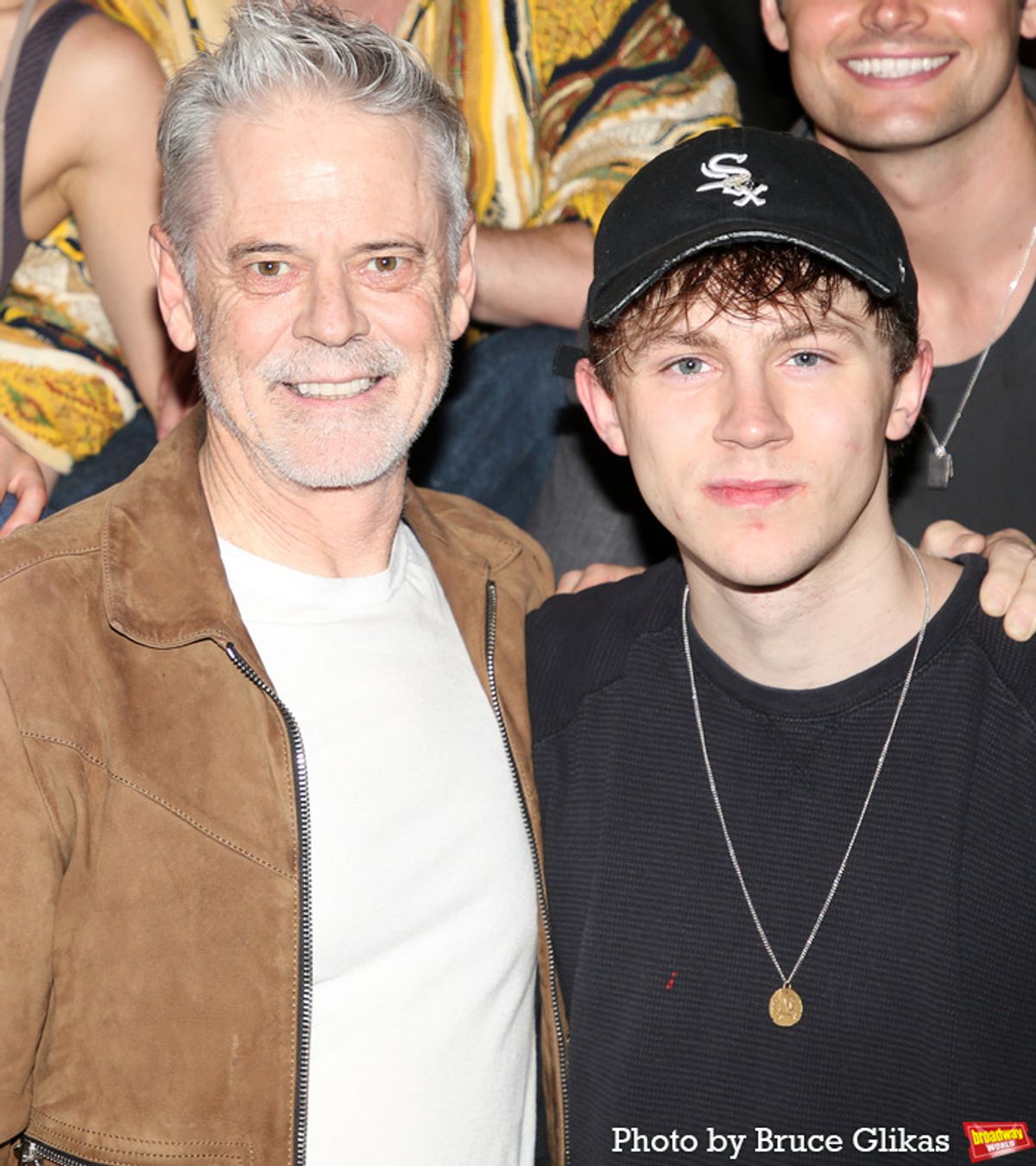 C. Thomas Howell and Brody Grant  at 