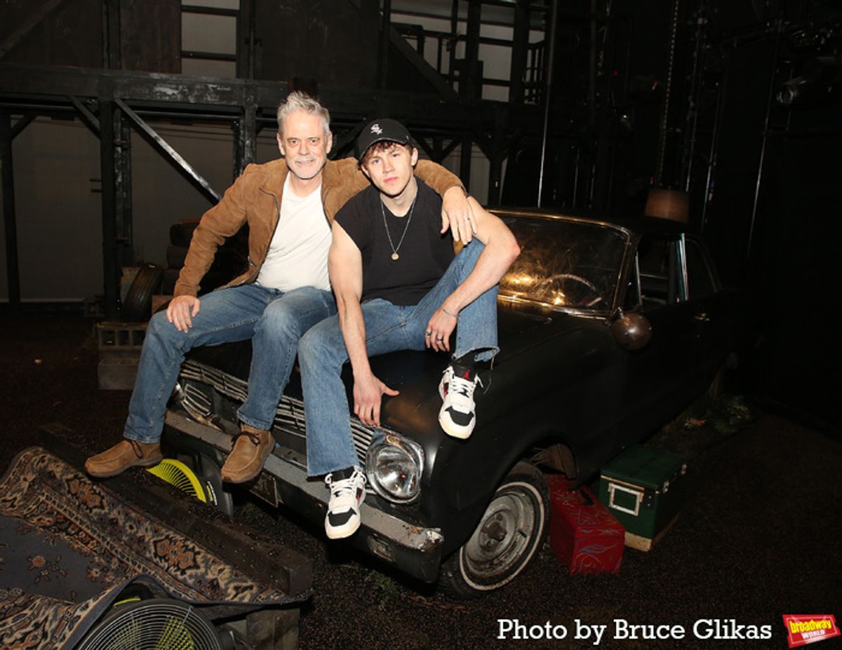 C. Thomas Howell and Brody Grant  at 