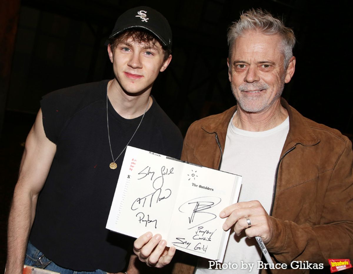 C. Thomas Howell and Brody Grant  at 