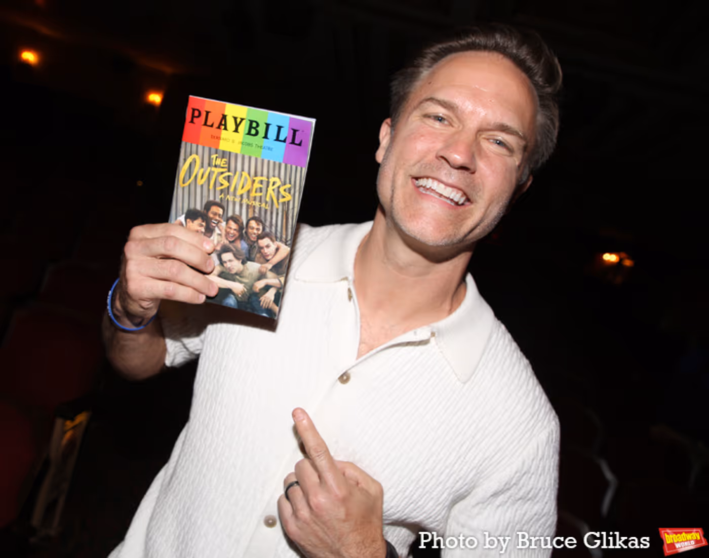 Photos: Original Film 'Ponyboy' C. Thomas Howell Attends THE OUTSIDERS on Broadway  Image