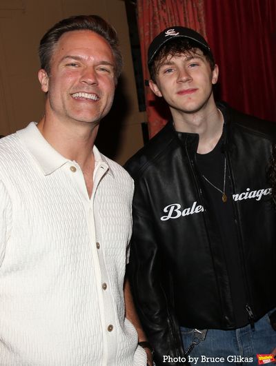 Scott Porter and Brody Grant a Photo