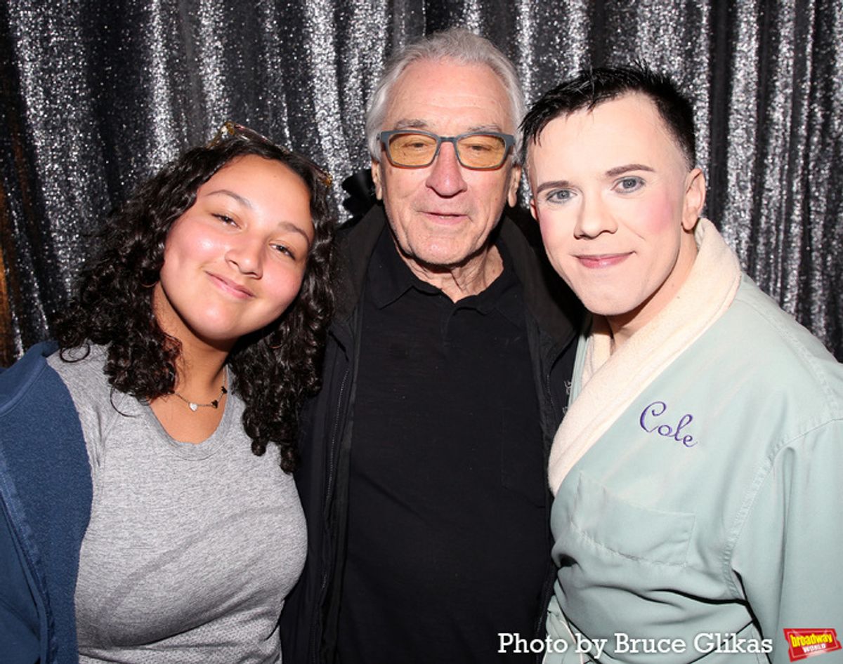 Helen Grace De Niro, Robert De Niro and Cole Escola at 