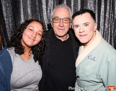 Helen Grace De Niro, Robert De Niro and Cole Escola Photo