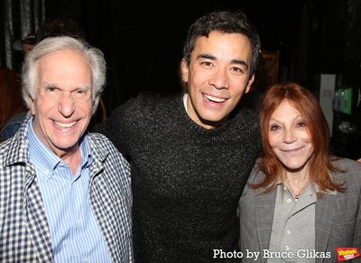 Henry Winkler, Conrad Ricamora and Stacey Weitzman  Photo