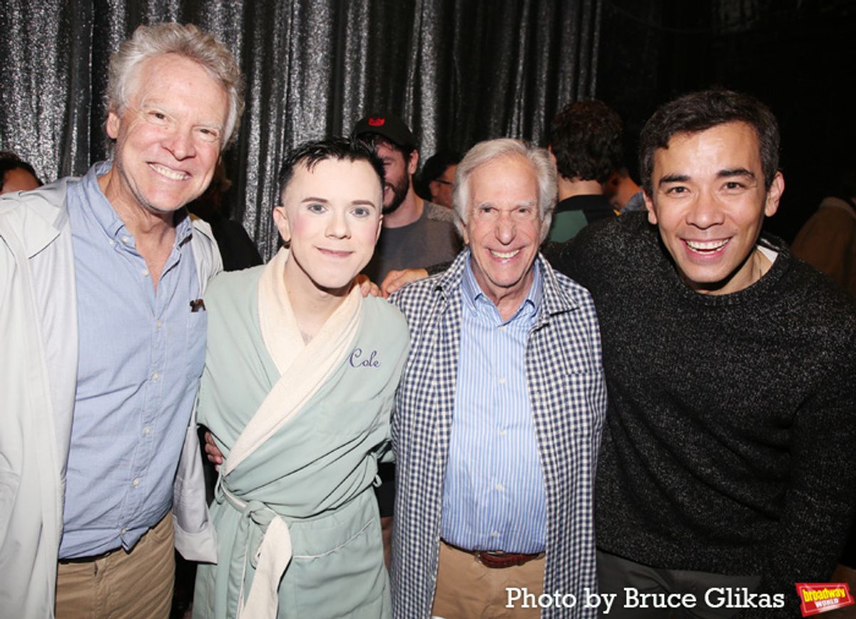 Tate Donovan, Cole Escola, Henry Winkler and Conrad Ricamora  at 