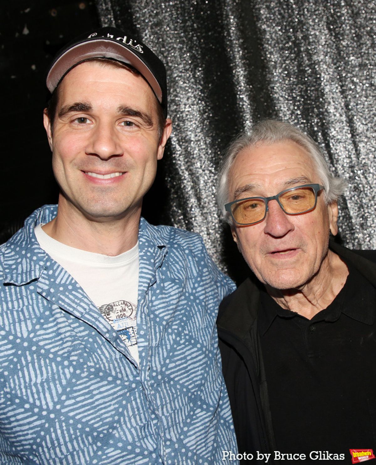 Martin Landry and Robert De Niro at 