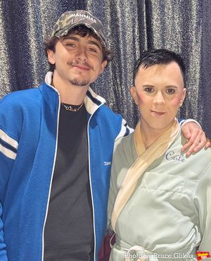 Timothée Chalamet and Cole Escola @ BroadwayWorld Timothée Chalamet and Cole Escola Photo